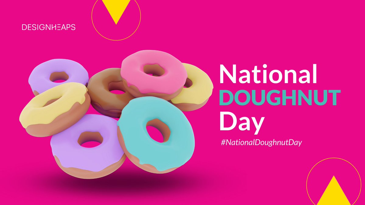 DesignHeaps's tweet image. Get your exercise in as you make your way to the nearest doughnut shop :) #NationalDoughnutDay