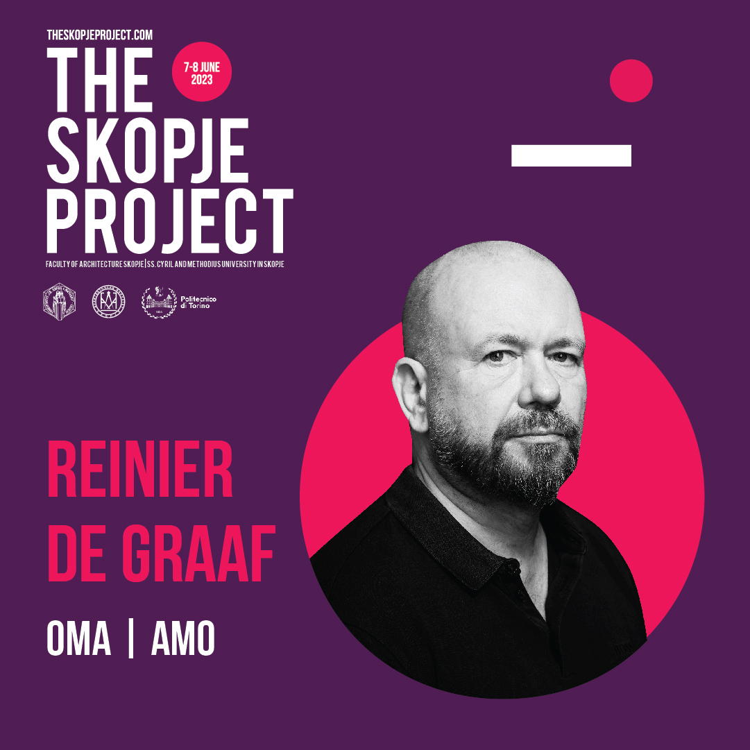Thursday, June 8th <a href="/reinierdeg/">Reinier de Graaf</a> of OMA will deliver the closing Keynote at the Faculty of Architecture University Ss. Cyril an Methodius, Skopje <a href="/UKIMedu/">UKIM</a> After his talk <a href="/MiteshDixit/">Mitesh Dixit</a> of DOMAIN Office will join for a discussion <a href="/OgnenMarina/">Ognen Marina</a> <a href="/UKIMedu/">UKIM</a> <a href="/NLinSkopje/">Dutch Embassy North Macedonia</a>