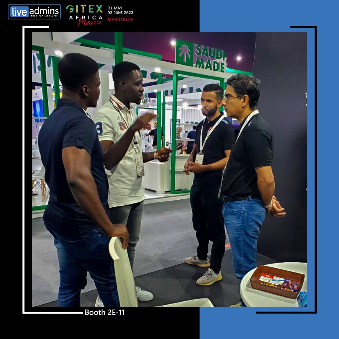 Discover firsthand how our cutting-edge solutions will revolutionize customer engagement and elevate your brand. Don't miss this opportunity.

Visit Booth 2E-11 now!
#TheLiveChatPeople #GITEXAfrica #gitexafrica2023 #gitex #gitexglobal #marrakech #morocco #moroccotech #africatech