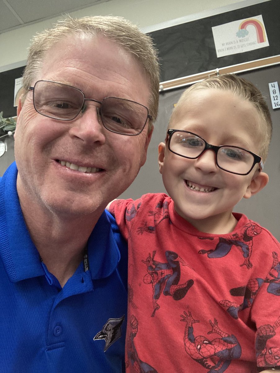 In life you are provided many opportunities to make the world a better place. Today I finish my 31 years in public education where I started with students &amp; staff. It doesn’t get any better than this. Having 1 of my students ask me to take a photo of us so I would not forget him.