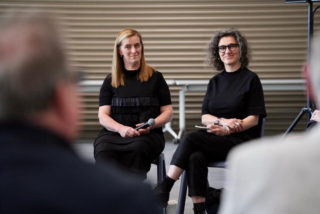 The Principal of Dublin 7 @EducateTogether Fionnuala and Simona from @graftonarchs talk about the positives and challenges of the new school building just recently completed.

#RevealingGrangegorman