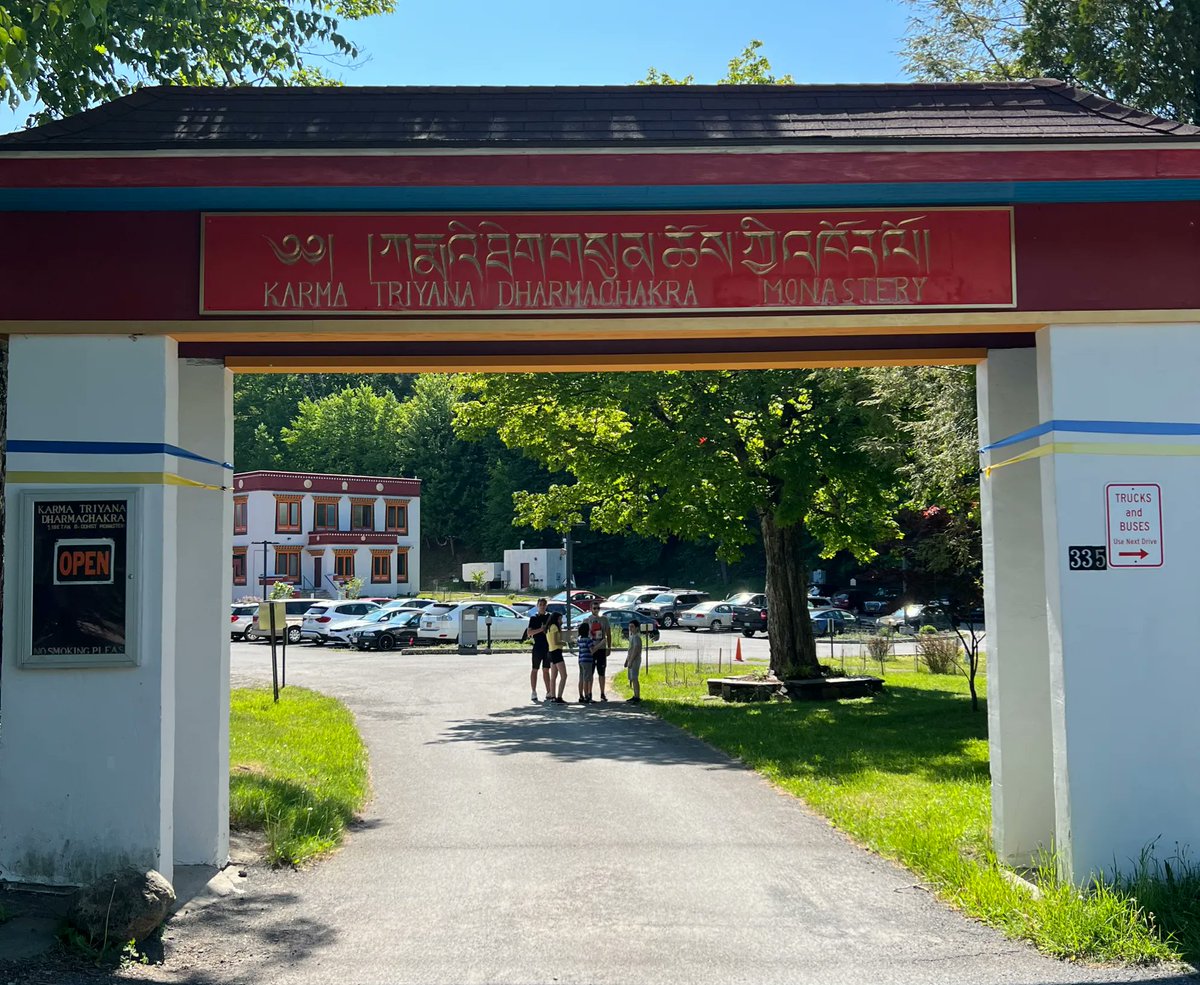Did you know that Woodstock NY is also the home of a Tibetan Buddhist monastery? People come here to practice, learn, meditate, or just to visit. It was my first time in a Buddhist temple, have you ever been? #Buddhism #woodstock