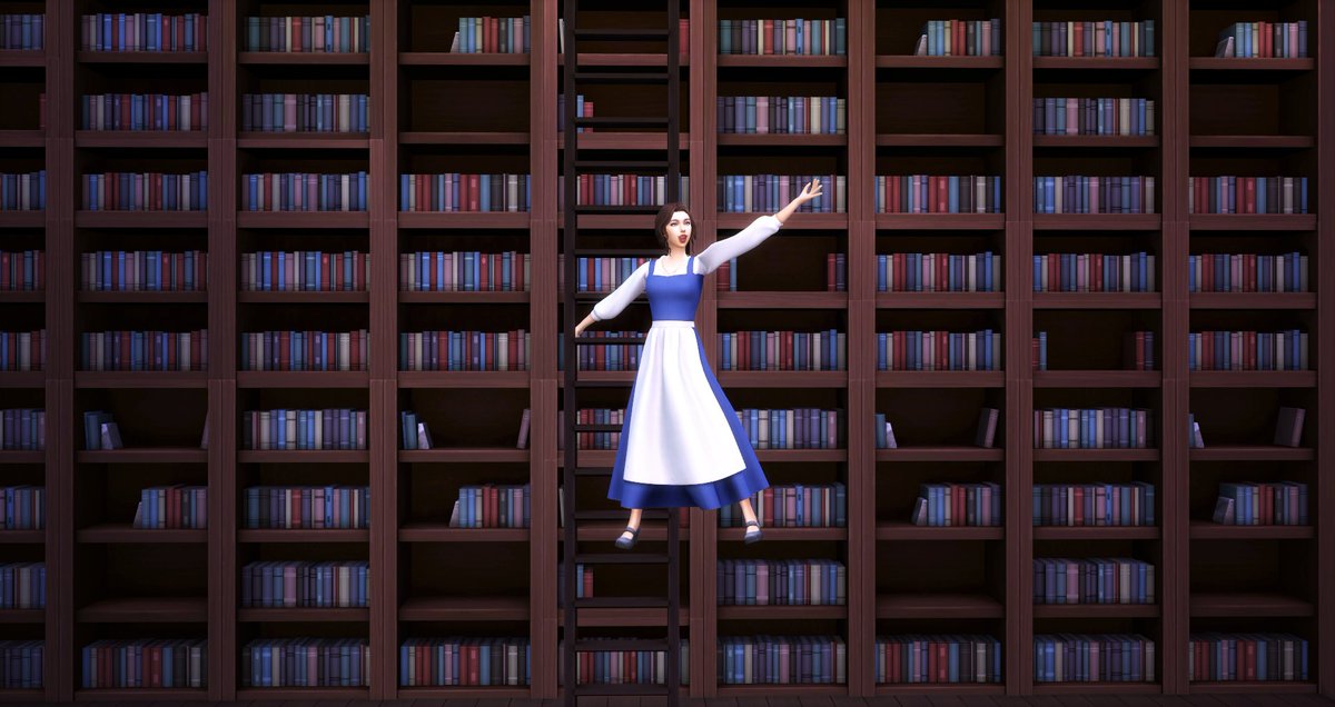 the stackable bookshelves from #BookNookKit is 🔥🔥🔥❤️ @TheSims #sims4 #thesims4