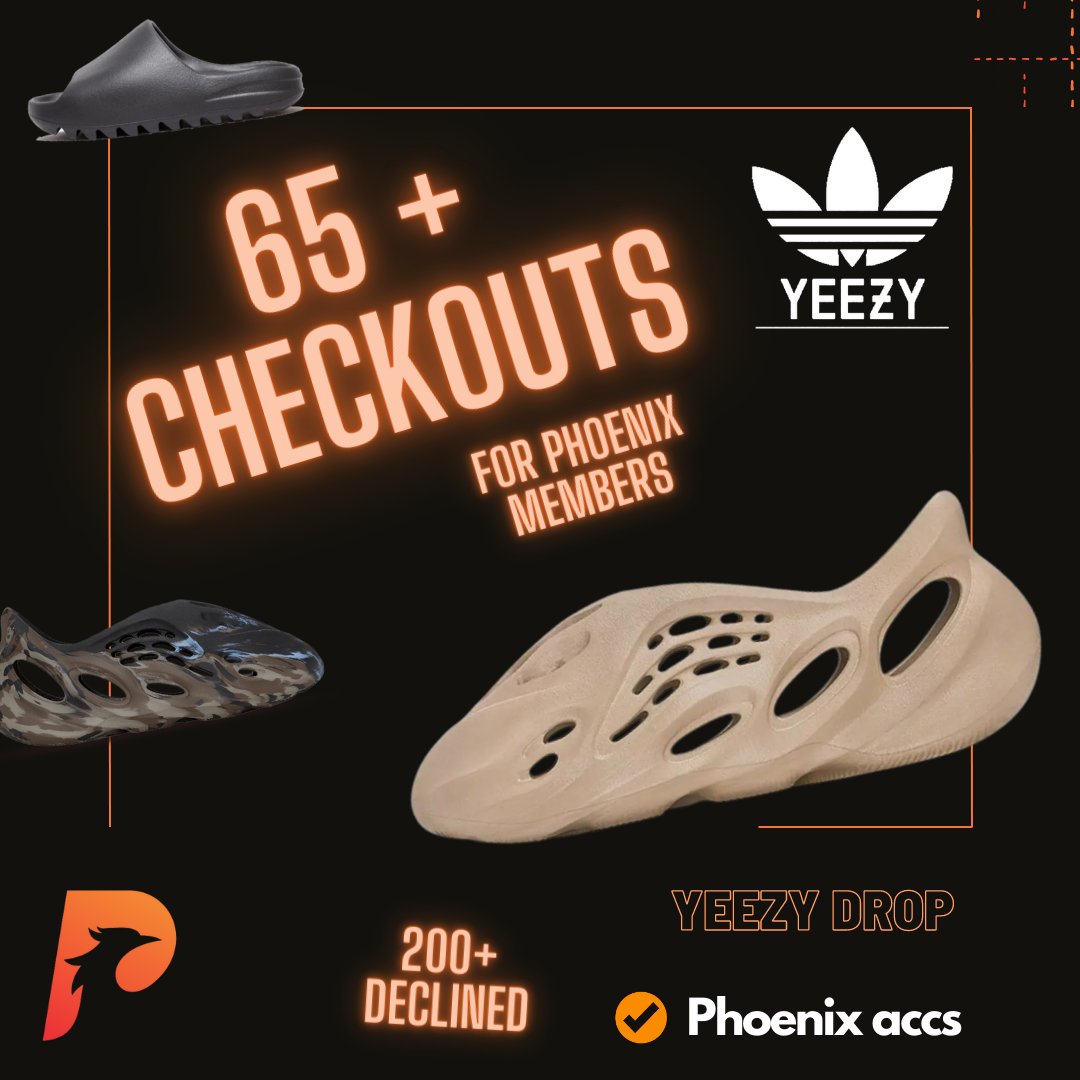 Yeezy drop day went pretty well, we secured at least 3+ pairs per user in our <a href="/acophoenix/">Phoenix Aco</a> server!
Join us for more 🫡
S/O <a href="/EscapeNotify/">Escape</a> <a href="/TheResiLab/">ResiLab</a> <a href="/SneakersTracker/">SneakersTracker</a>