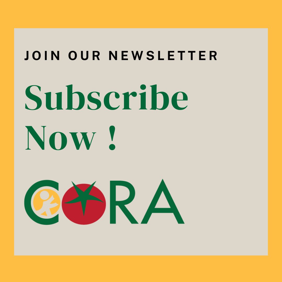 There is so much going on at CORA, including a grand reopening! Sign up for our newsletter to ensure you don't miss any exciting news. bit.ly/CORAnewsletter.

#CORA #ChathamNC #FightingHungerTogether #Community #FoodInsecurity #Volunteer #FoodDrive #Donate #PittsboroNC