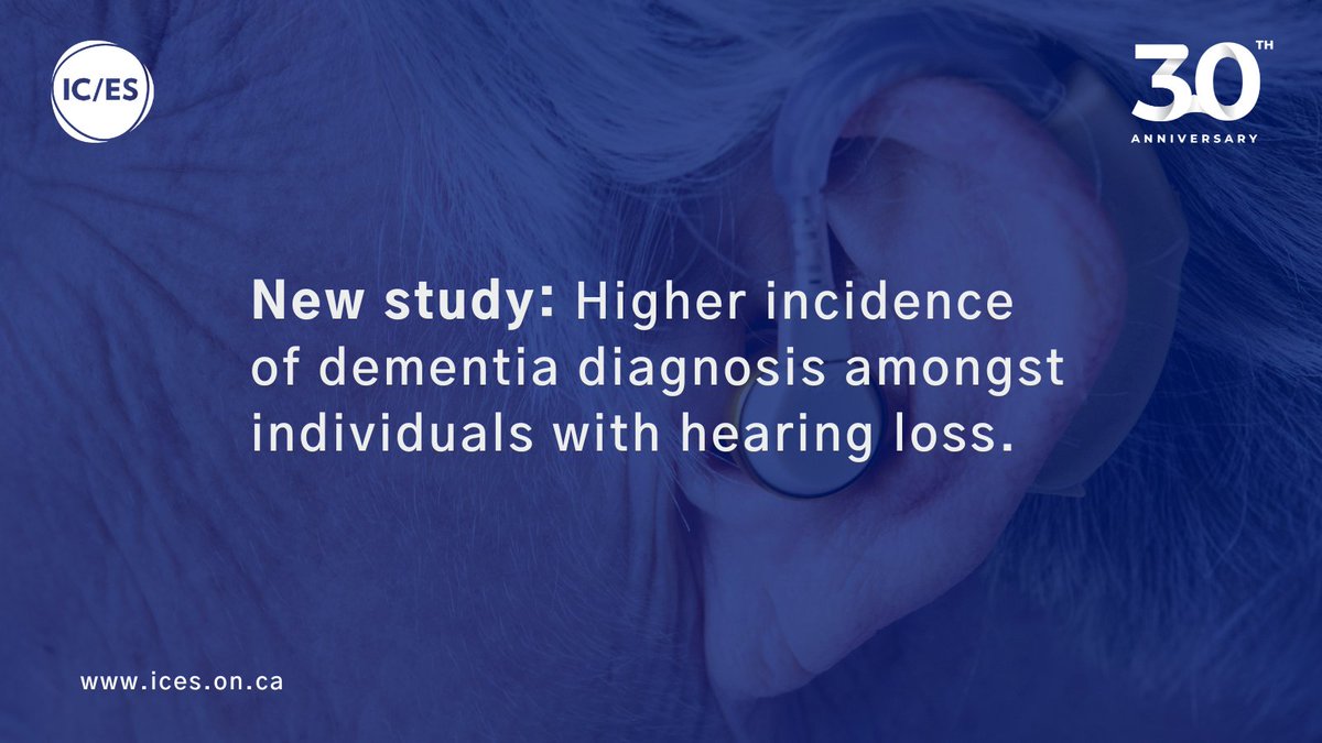 ICES (@icesontario) on Twitter photo New: Individuals with hearing loss can experience cognitive burden and social isolation, which may increase the risk of #dementia bit.ly/3WFJBTi <a href="/KeshiKiruba/">Keshi Kiruba</a> <a href="/KargerPublisher/">Karger Publishers</a> New: Individuals with hearing loss can experience cognitive burden and social isolation, which may increase the risk of #dementia bit.ly/3WFJBTi <a href="/KeshiKiruba/">Keshi Kiruba</a> <a href="/KargerPublisher/">Karger Publishers</a>