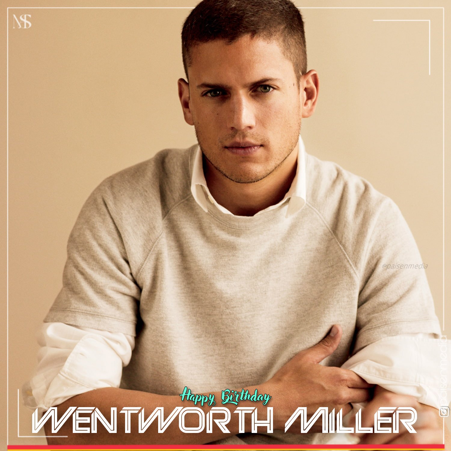 Wishing a very Happy Birthday to Wentworth Miller sir .
.
.
.   