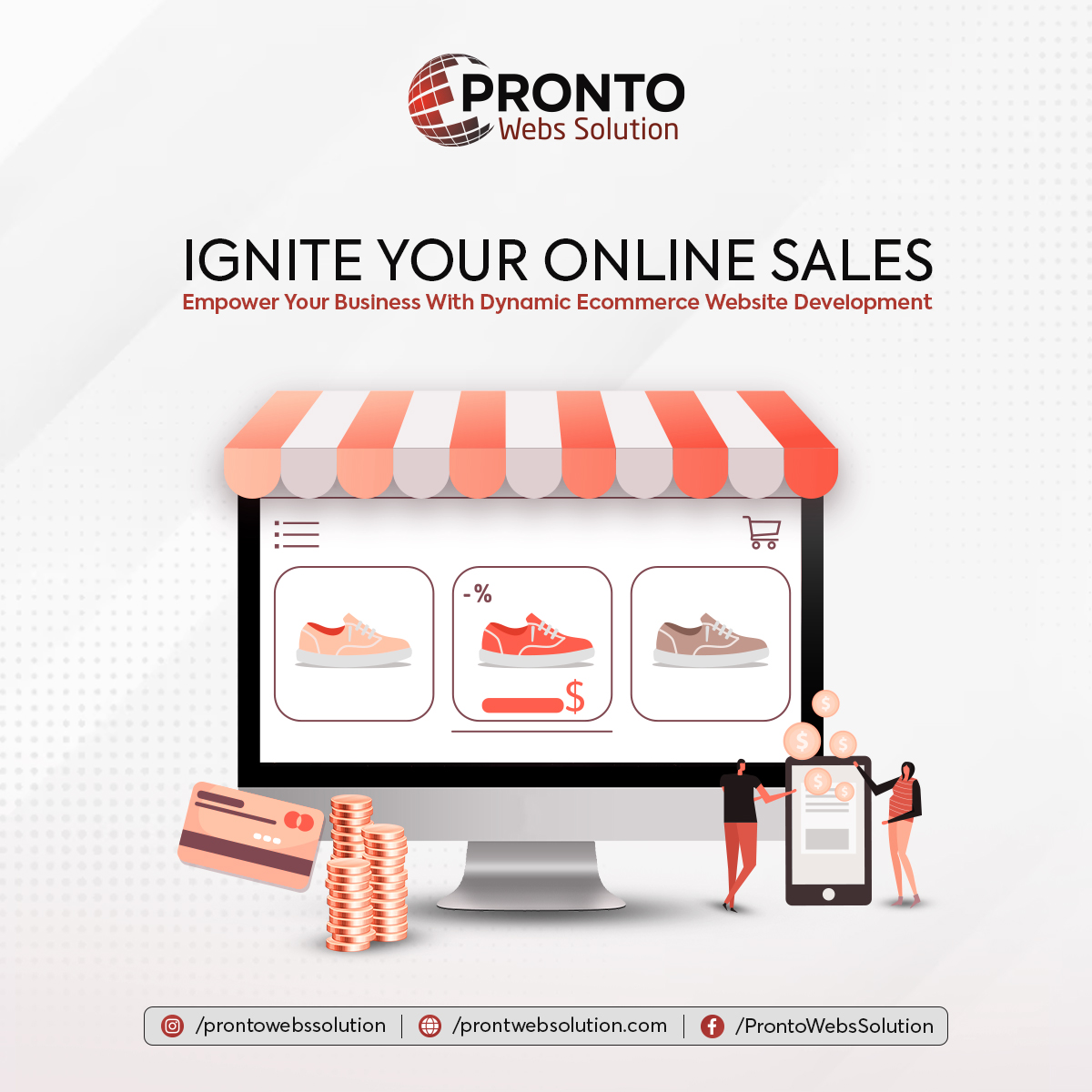 PWebsSolution's tweet image. Unleash Your Online Selling Potential with Pronto Web Solution: Elevate your business with our expert ecommerce website development team, driving sales and success in the digital realm.
Contact us on prontowebssolution.com  to learn more!
#ecommercedevelopment #ProntoWebSolution