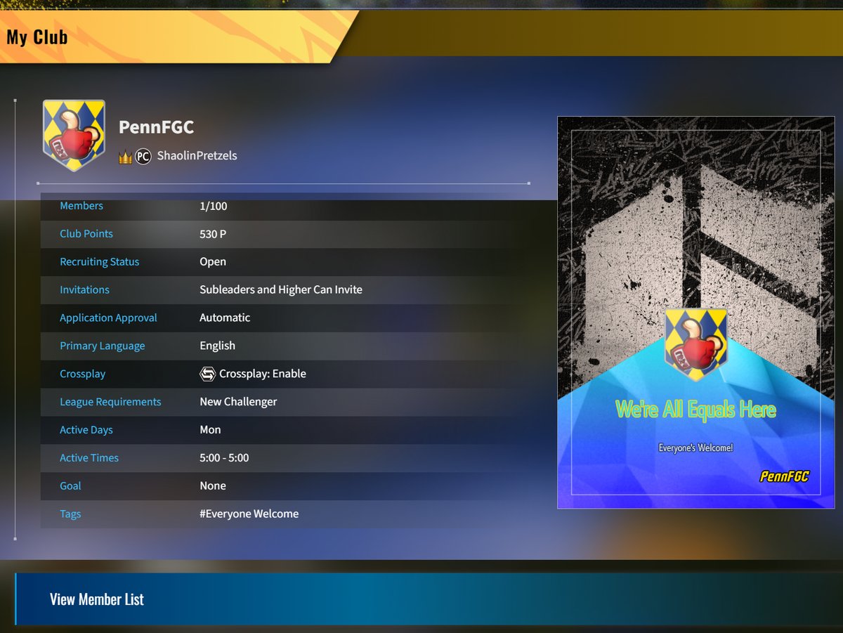 THE PENNSYLVANIA FGC IS READY TO CONQUER STREET FIGHTER 6!!

Join our official in-game club by going to CFN &gt; Clubs &gt; Search &gt; Club Name and typing "PennFGC"!! #SF6 #StreetFighter6

streetfighter.com/6/buckler/club…