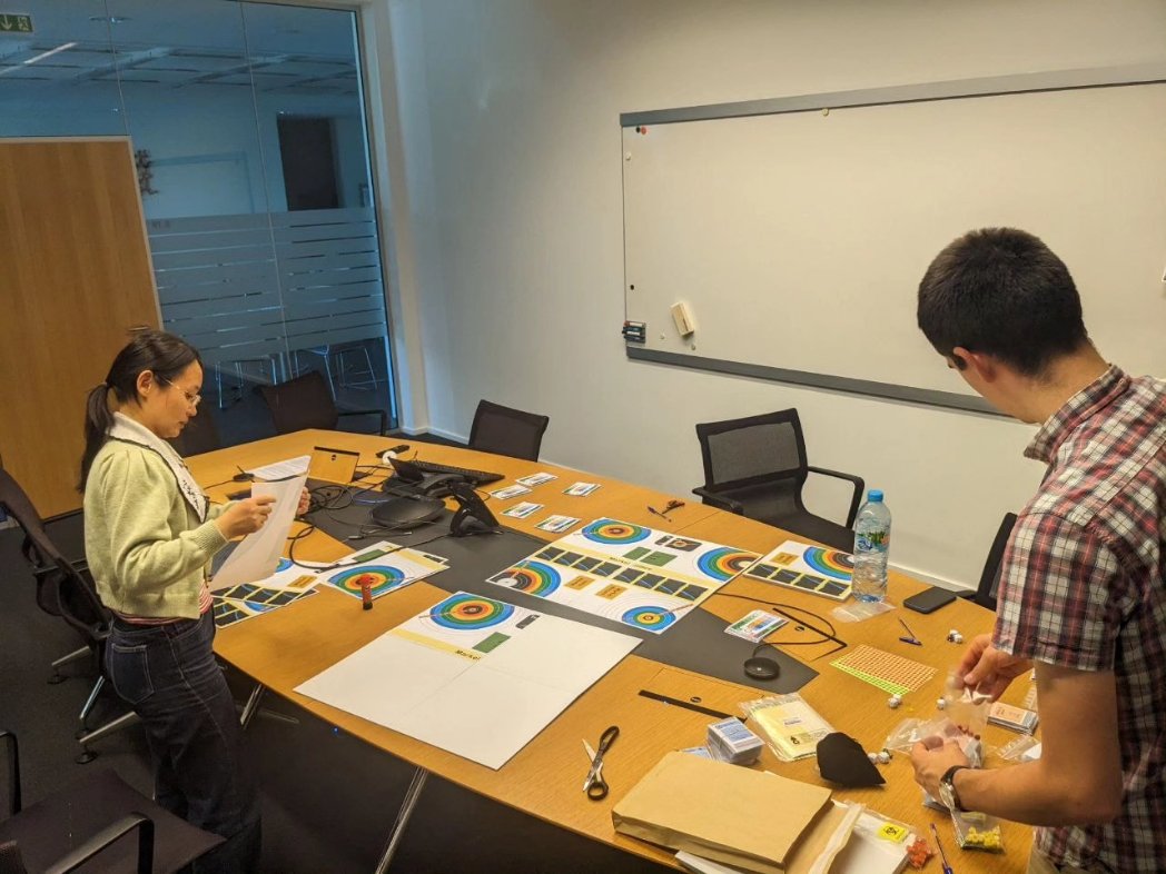 HITStudies's tweet photo. Yes, HITSters work on Fridays – they play with the first @HabitableGame prototype. Public tests will follow soon – we keep you posted. Have a nice weekend! #hochschulwettbewerb #wissenschaftsjahr #unseruniversum #WiD #WJ23 #hsw23 https://t.co/QONz7dKXEW