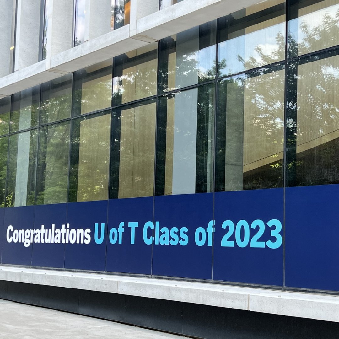 U of T ISTEP (@uoftistep) on Twitter photo Grabbing a☕ at Myhal and saw these awesome #uoft building wraps!
#defygravity, #UofTEng150
👏Most of all congrats to our amazing <a href="/uoft/">University of Toronto</a> <a href="/UTSC/">University of Toronto Scarborough</a> <a href="/UTM/">U of T Mississauga</a> grads #uoftgrad23 👏
Welcome to being <a href="/uoftalumni/">U of T Alumni</a>!🙌 Grabbing a☕ at Myhal and saw these awesome #uoft building wraps!
#defygravity, #UofTEng150
👏Most of all congrats to our amazing <a href="/uoft/">University of Toronto</a> <a href="/UTSC/">University of Toronto Scarborough</a> <a href="/UTM/">U of T Mississauga</a> grads #uoftgrad23 👏
Welcome to being <a href="/uoftalumni/">U of T Alumni</a>!🙌