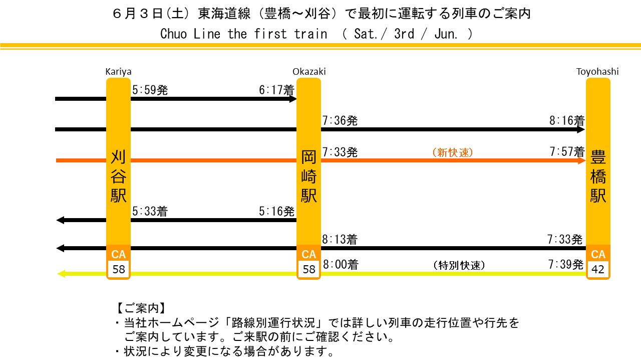 JR東海　普通列車　行先板　豊橋 JR東海 普通列車 行先板 豊橋