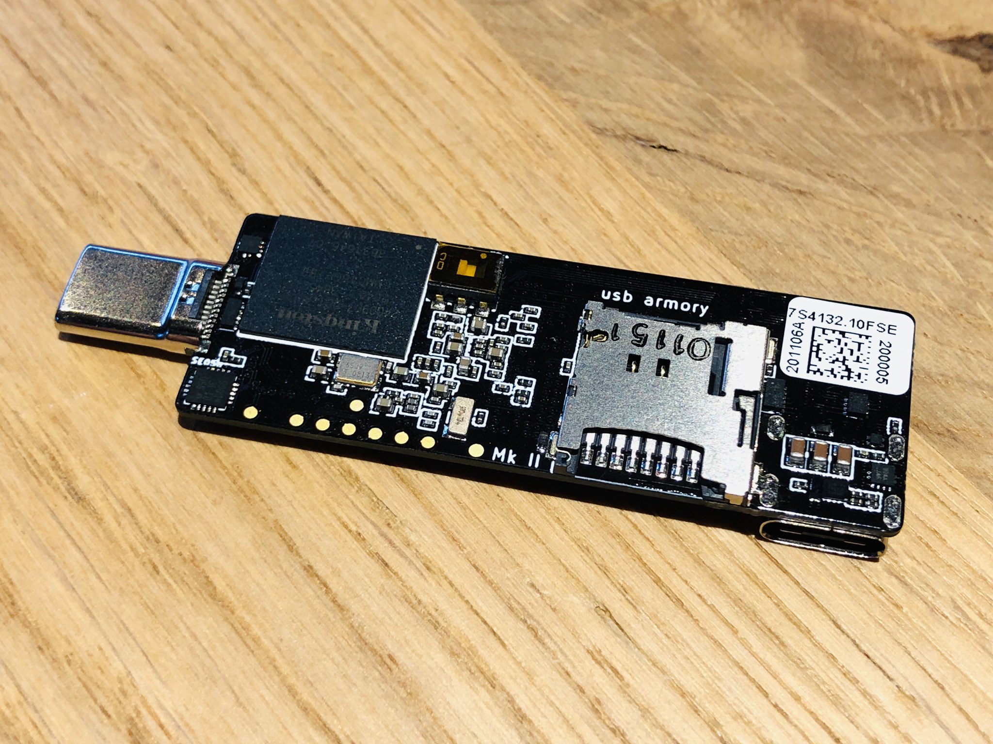 mikko Twitter: "WithSecure's USB armory does post-quantum cryptography in space. Because in space, no one can here you do post-quantum cryptography. https://t.co/9FIVWl3n2q https://t.co/nZMqje7QGY" /
