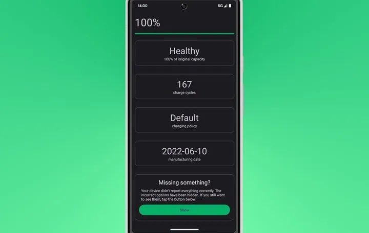 Android telefonlarda iPhone’lar gibi pil sağlığını gösterme özelliği yok. Ancak, Google’ın Android 14 ile detaylı pil sağlığı istatistikleri getiren yeni özellikler eklediği ortaya çıkarıldı.