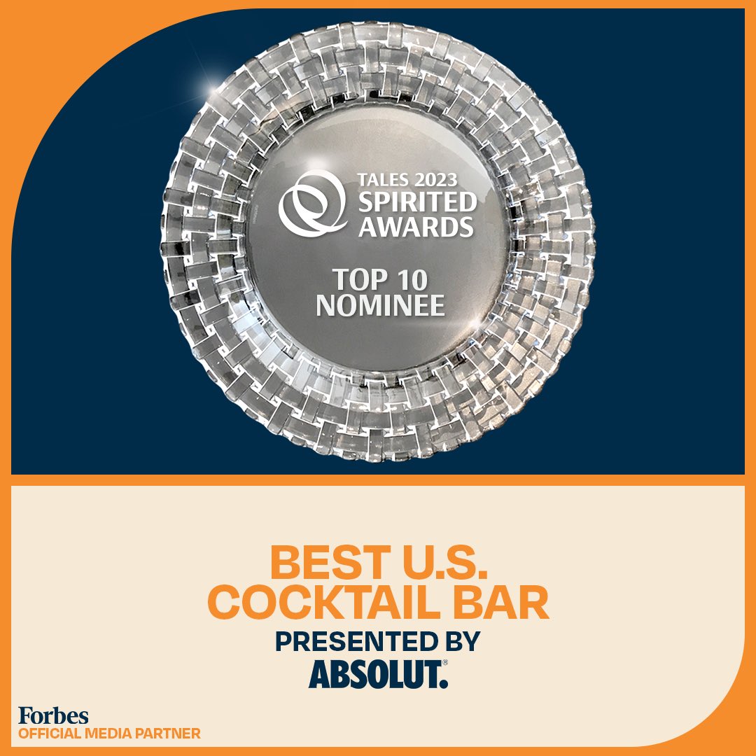 TOP 10 🔊

WOW! We could not be more excited and honored to have been recognized with this exceptionally talented group of bar teams and programs who are not only our peers and colleagues, but also our friends! 

#spiritedawards #topten