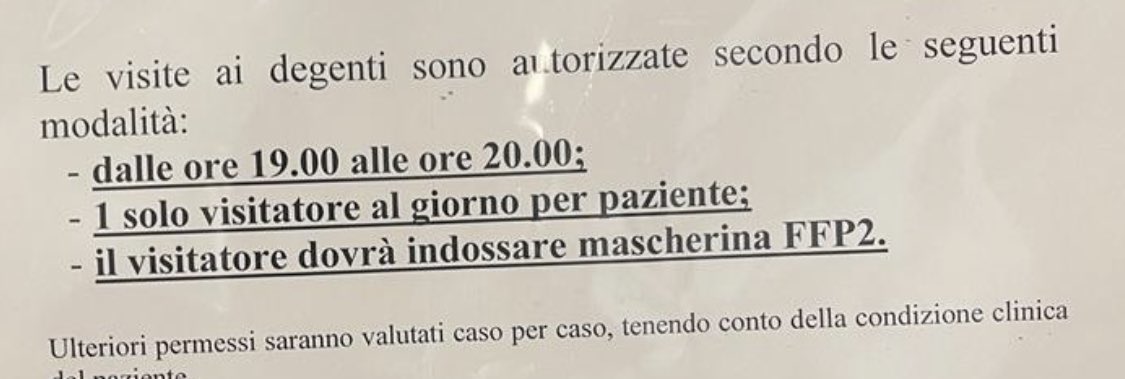 Gli ospedali stanno diventando un carcere