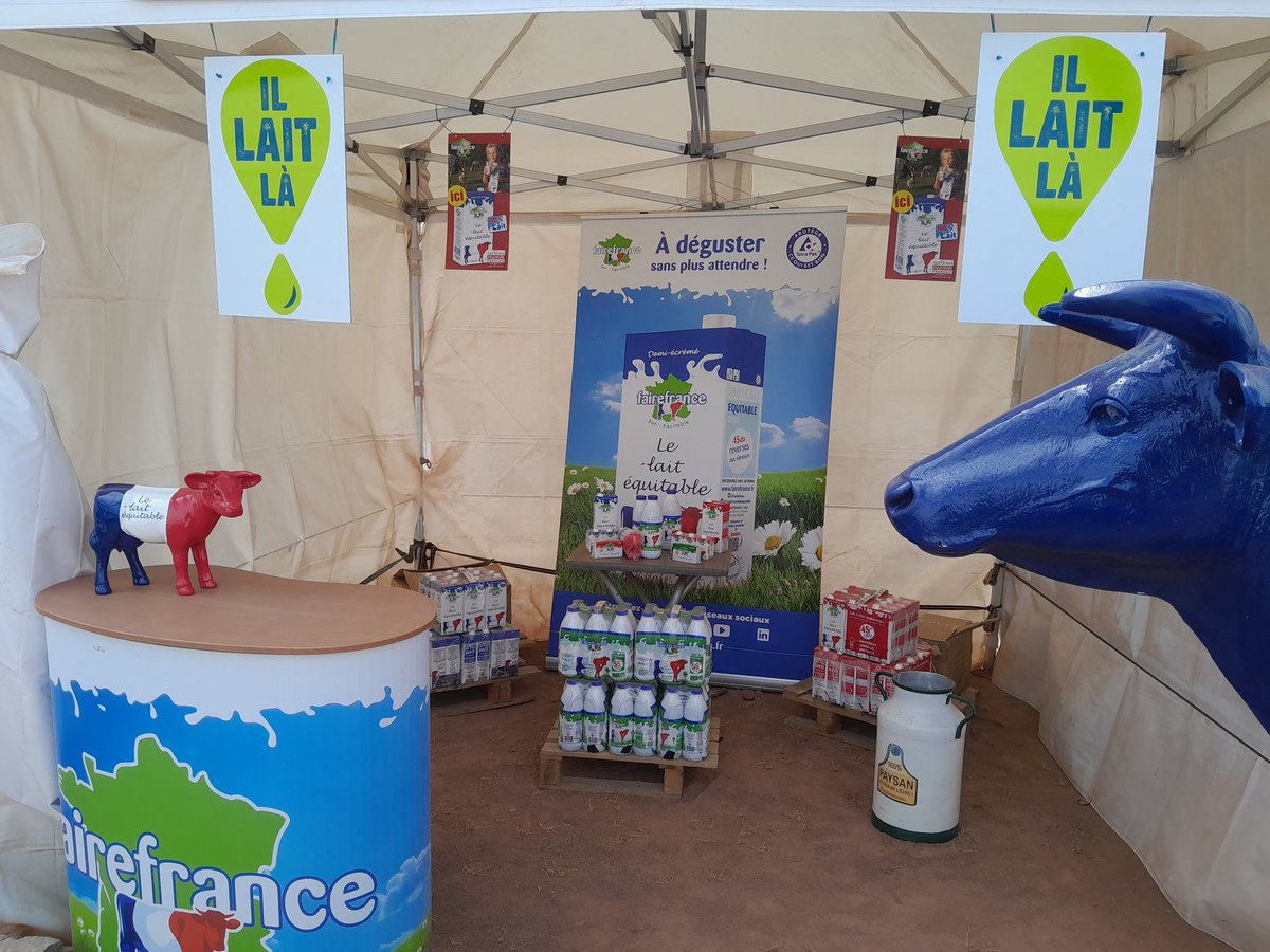 HometPatrick's tweet photo. Tout ce week-end #Justine #Fairefrance #LeLaitEquitable vous attend au #festivaldulait à Percy en Normandie pour une dégustation qui va vous surprendre !!! https://t.co/xB9Jb1lZm3