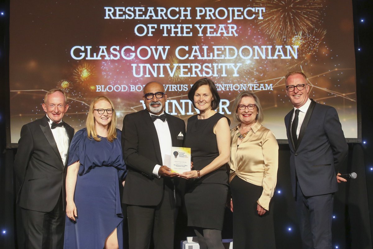 Glasgow Caledonian University (@caledoniannews) on Twitter photo ๐ Glasgow Caledonian Universityโs Blood Borne Virus Prevention Team won the prestigious Research Project of the Year Award at The Herald Higher Education Awards last night.
๐๐ผ๐ป๐ด๐ฟ๐ฎ๐๐๐น๐ฎ๐๐ถ๐ผ๐ป๐! ๐
Find out more:
โช๏ธ gcu.ac.uk/aboutgcu/univeโฆ
#Heraldheds ๐ Glasgow Caledonian Universityโs Blood Borne Virus Prevention Team won the prestigious Research Project of the Year Award at The Herald Higher Education Awards last night.
๐๐ผ๐ป๐ด๐ฟ๐ฎ๐๐๐น๐ฎ๐๐ถ๐ผ๐ป๐! ๐
Find out more:
โช๏ธ gcu.ac.uk/aboutgcu/univeโฆ
#Heraldheds