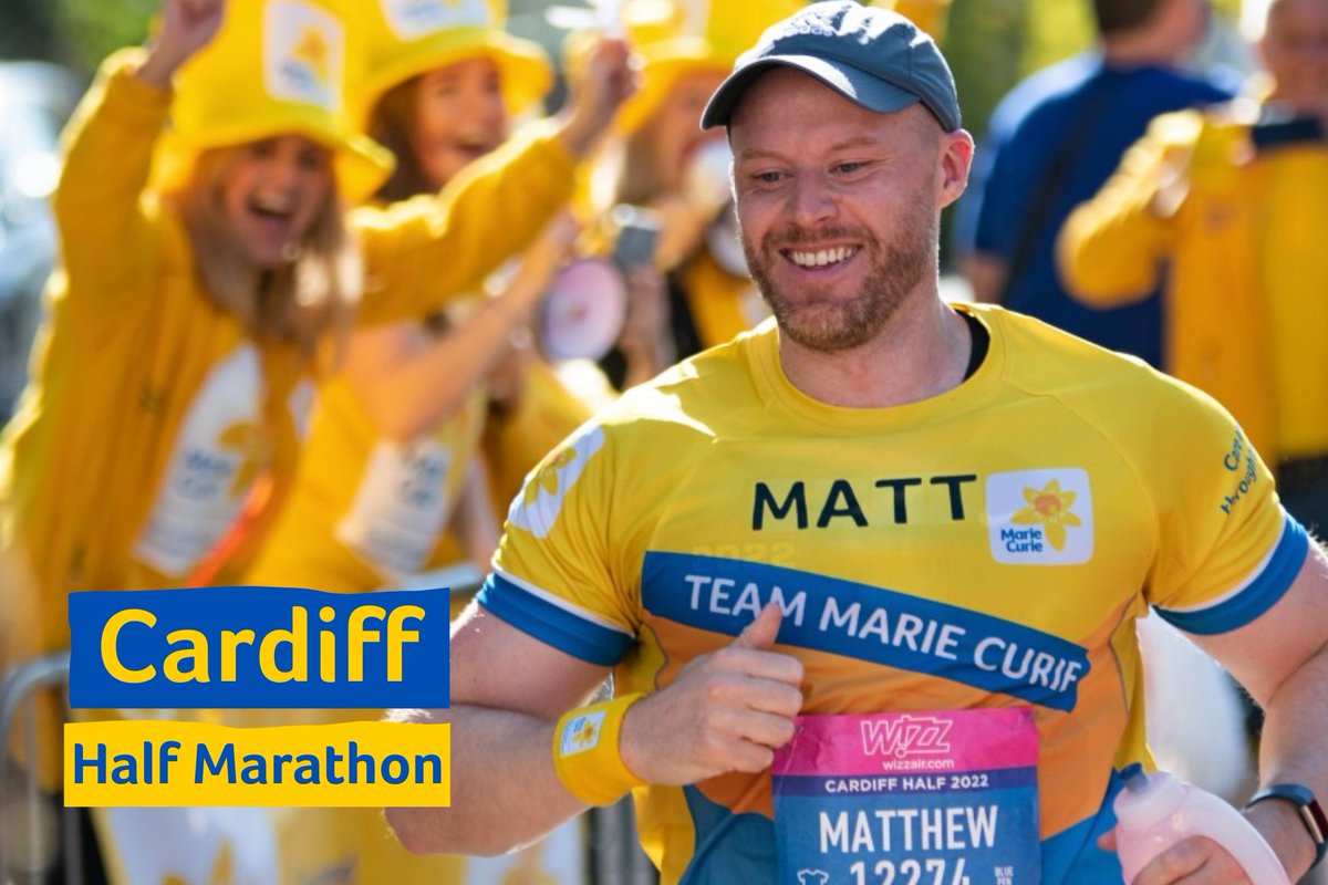 General places for the Cardiff Half Marathon have now sold out… 
But don’t sweat, it’s not too late.. you can still sign up to take part as one of our amazing #TeamMarieCurie runners.

Join us now at mariecurie.org.uk/cardiffhalf