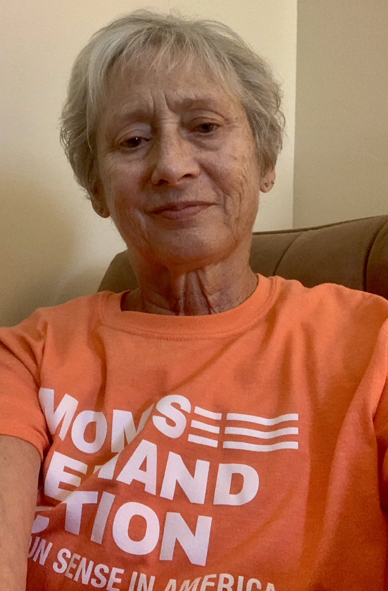 As a MT @MomsDemand volunteer I #WearOrange on National Gun Violence Awareness Day for Grady & to stand with others impacted and recommit to working to #EndGunViolence in my community & across the country. Learn more at wearorange.org.