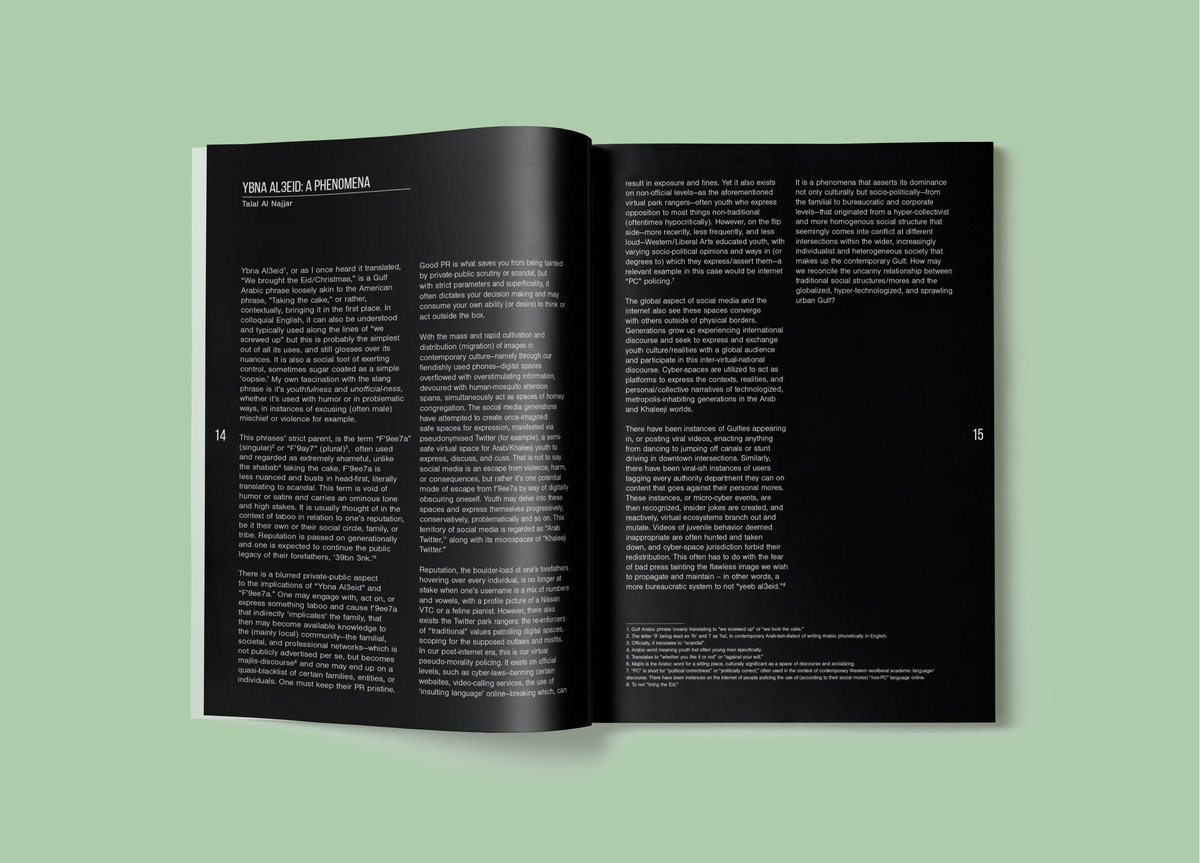 swalif_co's tweet photo. The “Ybna Al3eid” publication is OFFICIALLY OUT!! 🛎️👽🛎️

Head over to https://t.co/a18O6S0hrQ to get your copies today and enjoy essays by our various Gulf-based writers, poetry and prose, and artworks, paired with analysis, from our exhibition for fourteen artists!!

The publication is available in bundles that come with ALL THE EXHIBITION MERCHANDISE, including the stickers, tote, and catalogue/poster 🫣