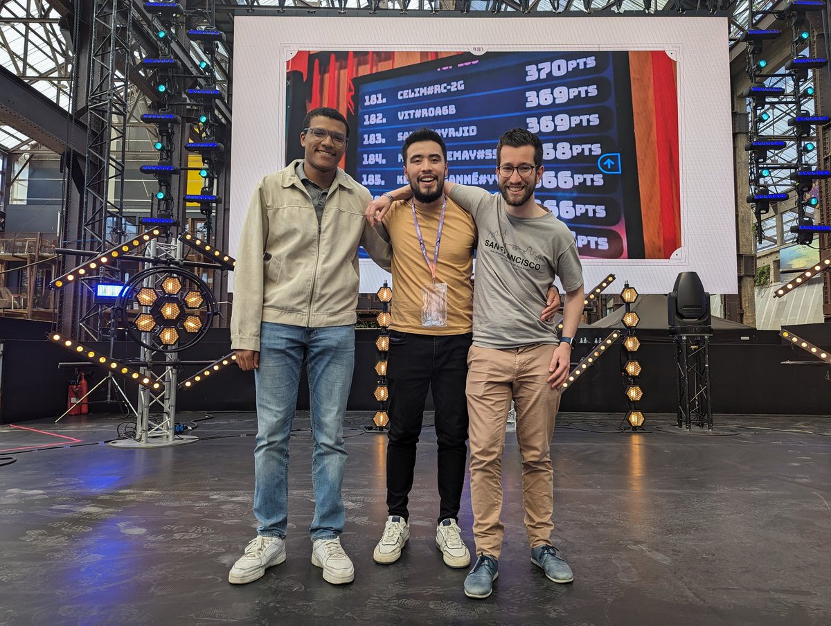Web2day (@web2day) on Twitter photo #IARacing
C'est l'équipe <a href="/IMTAtlantique/">IMT Atlantique</a> 🏁🏎️ qui a remporté les courses de mini voitures autonomes organisée par notre partenaire <a href="/GroupeSigma/">Groupe SIGMA</a> devant 12 autres équipes
On les retrouve à <a href="/VivaTech/">Viva Technology</a> pour affronter des équipes de la France entière ! #IARacing
C'est l'équipe <a href="/IMTAtlantique/">IMT Atlantique</a> 🏁🏎️ qui a remporté les courses de mini voitures autonomes organisée par notre partenaire <a href="/GroupeSigma/">Groupe SIGMA</a> devant 12 autres équipes
On les retrouve à <a href="/VivaTech/">Viva Technology</a> pour affronter des équipes de la France entière !
