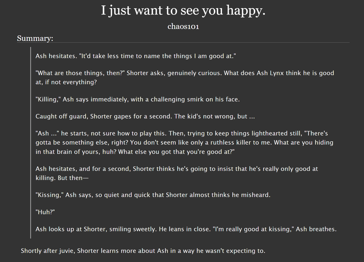chaos101lynx's tweet photo. Banana Fish #shorash oneshot. Pre-canon. M, 3.4k https://t.co/gcqZWSXkqK
