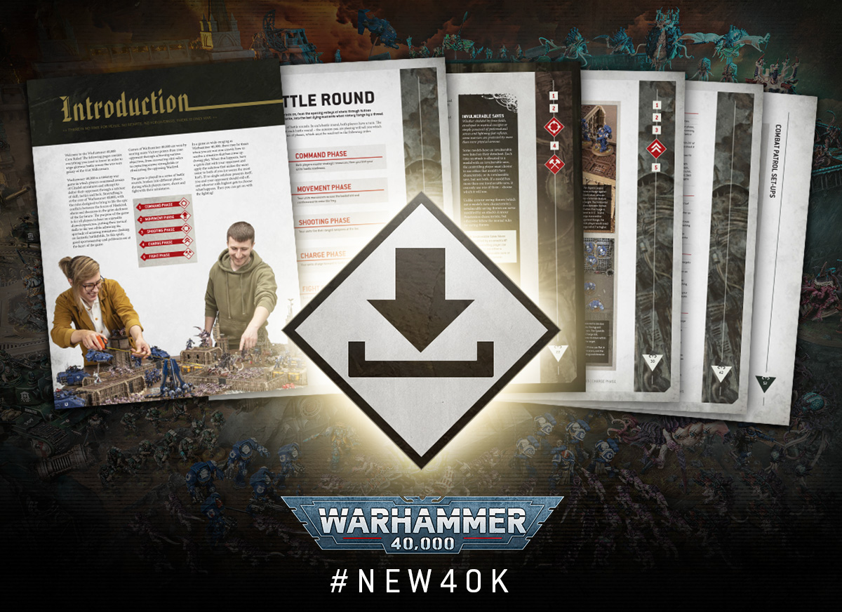 Get ready for #New40K with a free download of the core rules! bit.ly/43AMWW5   #WarhammerCommunity