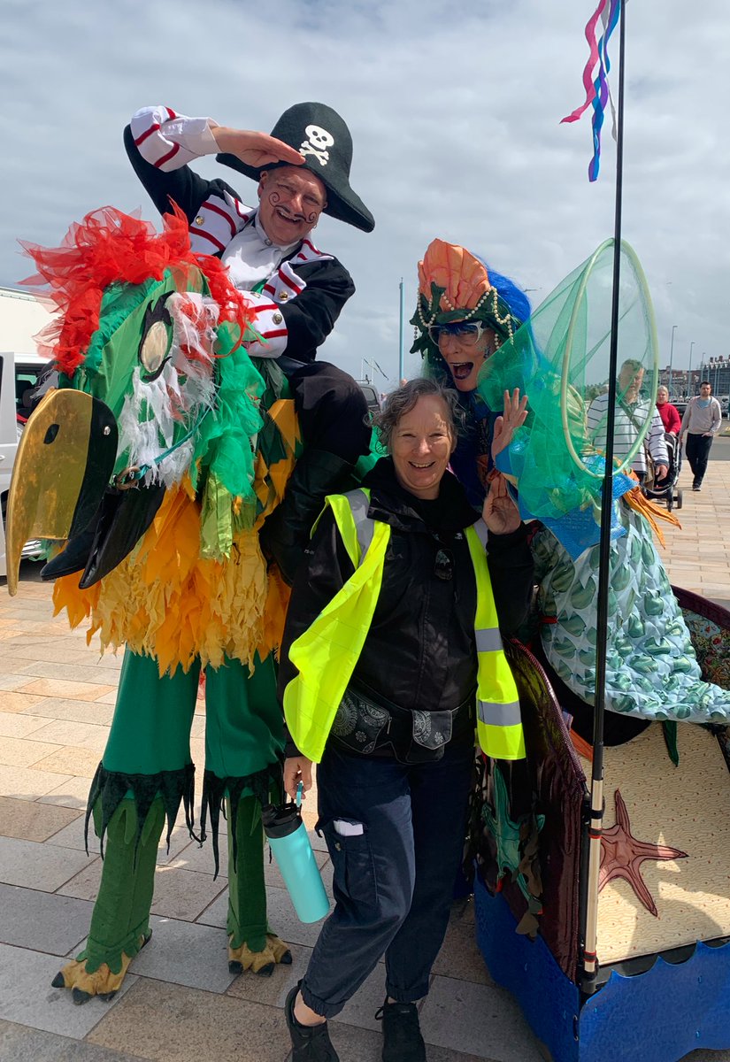 It’s #VolunteersWeek2023 and here’s a shout out to all the people who gave their time and energy in aid of   #whitleybaycarnival .#wbaylovesart  <a href="/SALToArt/">arty</a>