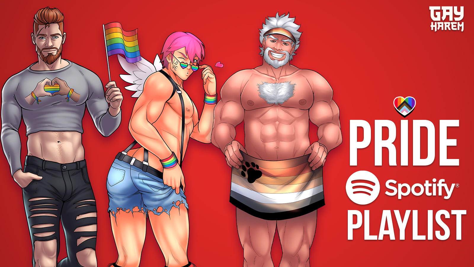 Pride month means pride playlists! ??

Come check out our exclusive Gay Harem Pride playlists ? https://t