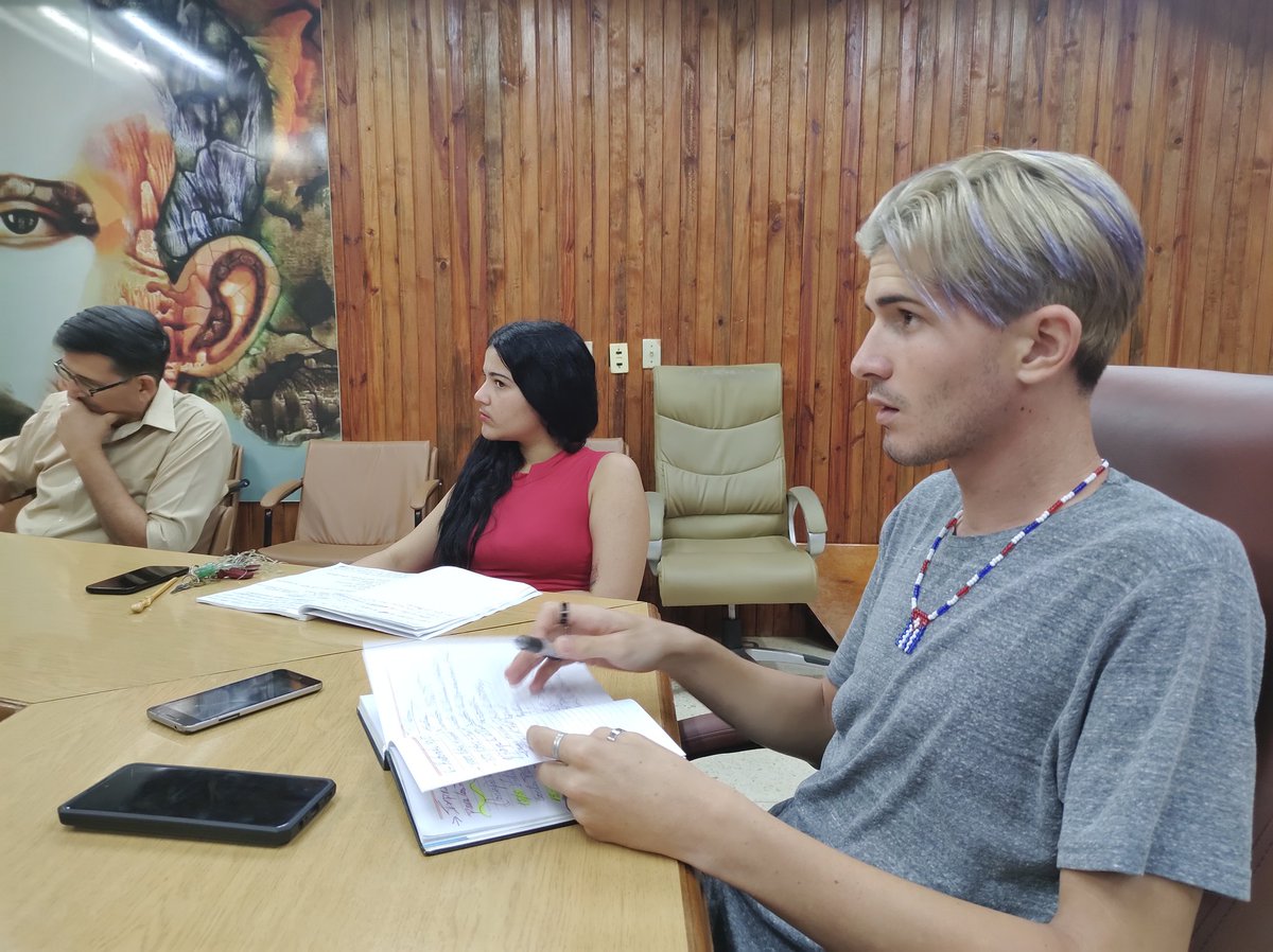 FctGallardo's tweet photo. Presidente de la #FEU @UNICACu enfatizó en la reunión de trabajo con el Consejo de Dirección la importancia de la participación activa de todos los estudiantes y profesores en los juegos Itabos #GuerrerosDeLaUNICA @CAvilaRadio10 @CubaMES @WalterBG_MES @DiazCanelB https://t.co/18kR94oYRj