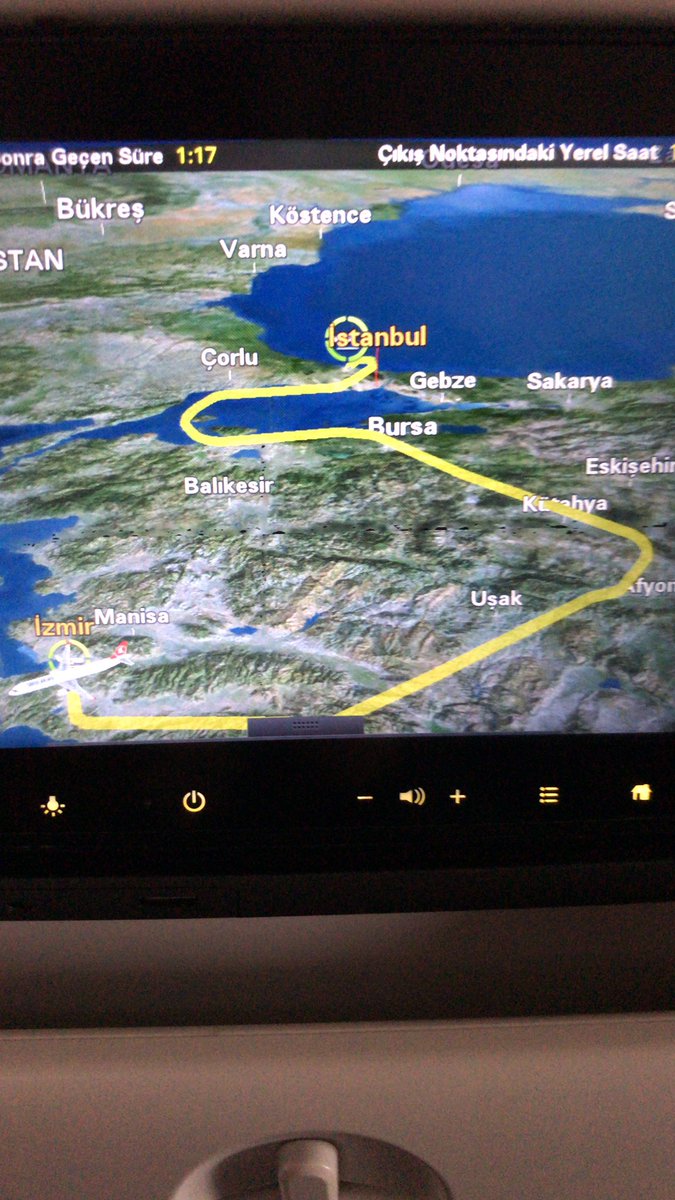 Bugün TK 2330 Türk Hava Yolları İstanbul-İzmir uçağı hava muhalefetinden kaynaklanan olağanüstü şartlarda tecrübeli kaptan ve kabin ekibiyle bizleri sağ salim İzmir’e getirdi. Tüm ekibi gönülden kutlamak istiyorum <a href="/TK_TR/">Türk Hava Yolları</a>