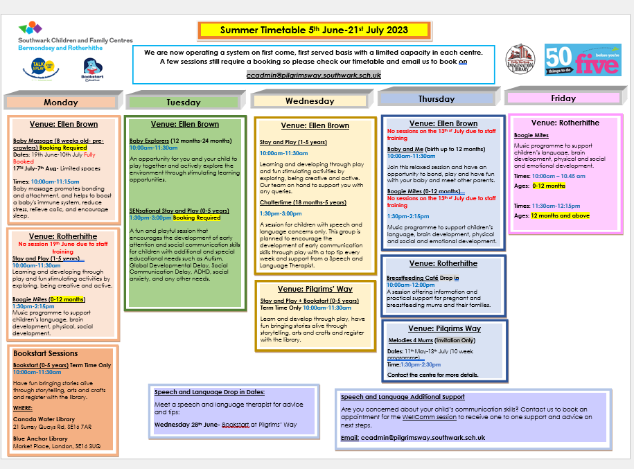Bermondsey & Rotherhithe Children & Family Centre tweet media