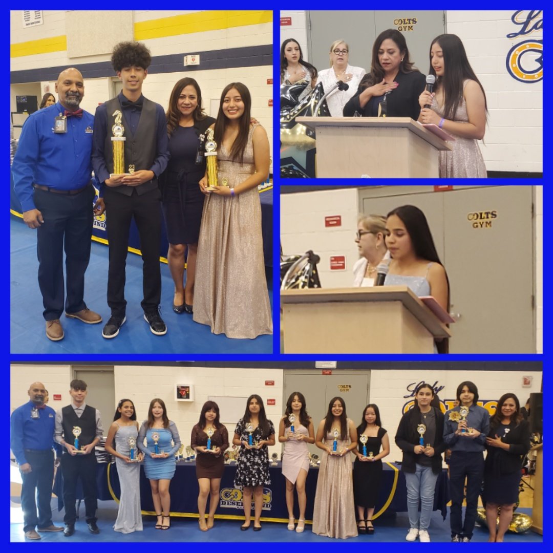 Desert Wind's End of the Year Ceremony🏅 Raul Torres & Brianna Leyva as Mr. & Mrs. Colt 👑 . DWS-Top 10💥 @DW_K8S #ColtStrong #ThisYearRocked