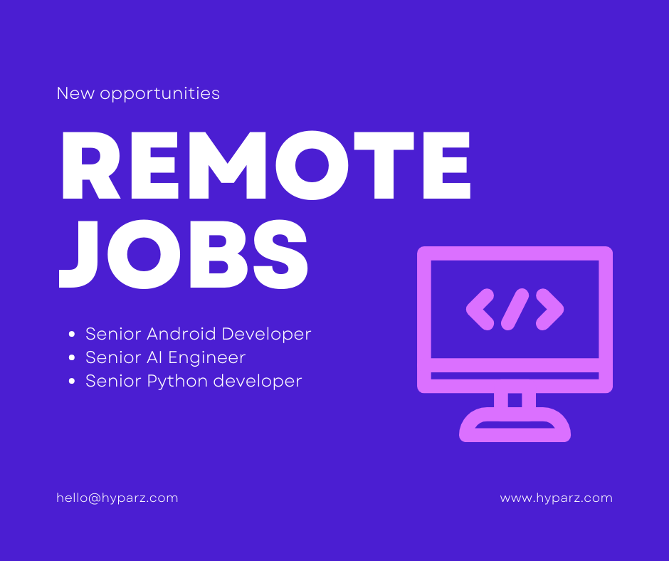 HyparzOfficial's tweet image. 🌟 Exciting Opportunity! 🌟
🔍 bit.ly/43qKceo is Hiring Remote Software Developers! 🔍
Join us for remote work, exciting projects, global collaboration, and career growth. Apply now at bit.ly/3P0wCts. #Hyparz #Hiring #RemoteSoftwareDevelopers