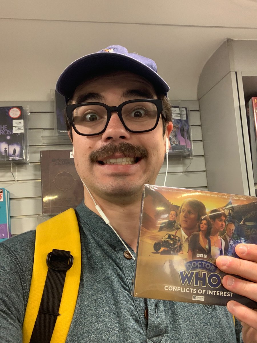Look what I found in @ForbiddenPlanet this afternoon! I loved working on this audio drama with @kenbentley, @jfmouthonlegs, Peter Davison and @bigfinish, and it is such a thrill to see it in the wild.