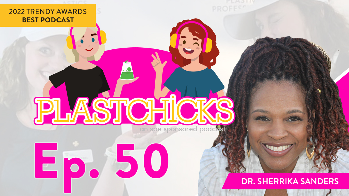 New episode of <a href="/PlastChicks/">PlastChicks Podcast</a> with Dr. Sherrika Sanders, Senior Technical Engineer, Manner Polymers and member of the SPE DEI Advisory Board. Listen at 4spe.org/podcasts!

#Plastics #PlastChicks #DEI #PVC #STEM <a href="/sdaniel93/">Sherrika Sanders, PhD</a>