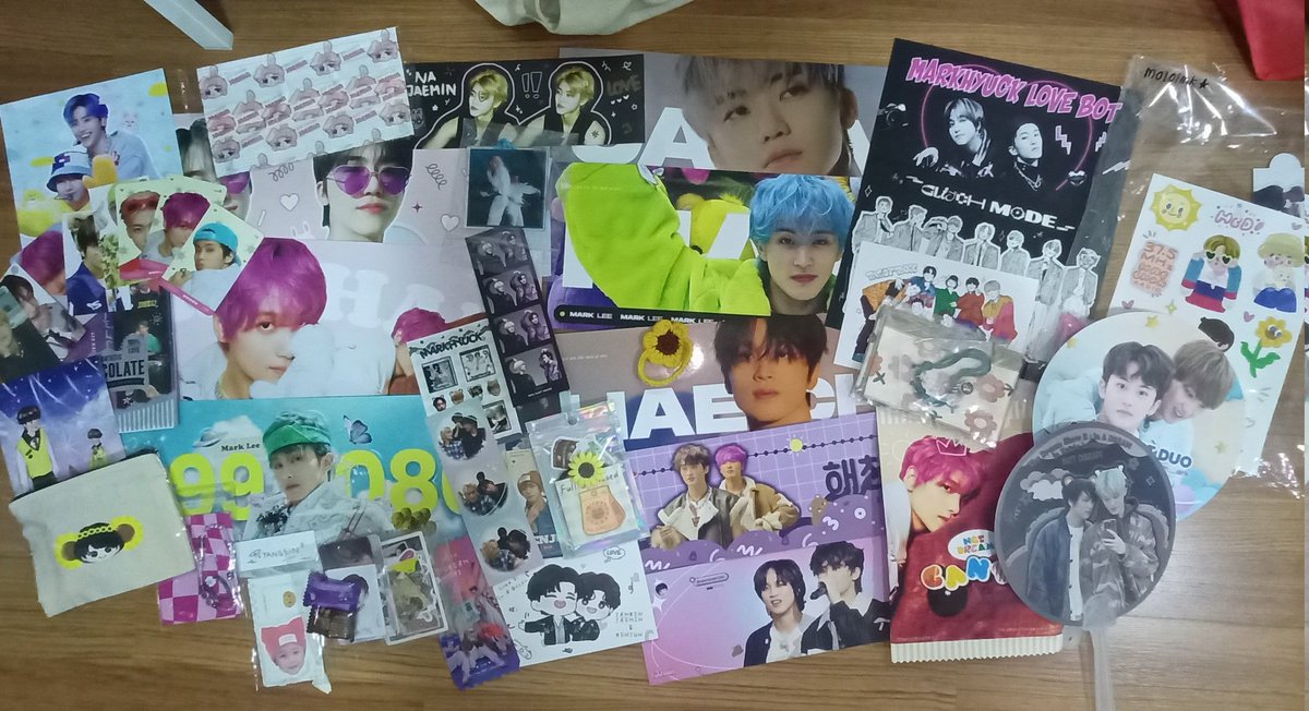 freebies that i got during tds2inkl 🫶🏼