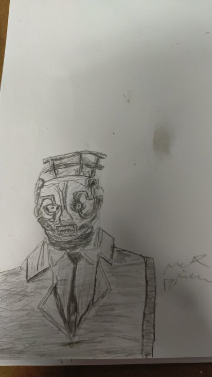 Here's my Dr sketch <a href="/DeadbyDaylight/">Dead by Daylight</a>  <a href="/Behaviour/">Behaviour Interactive</a> #DeadbyDaylight