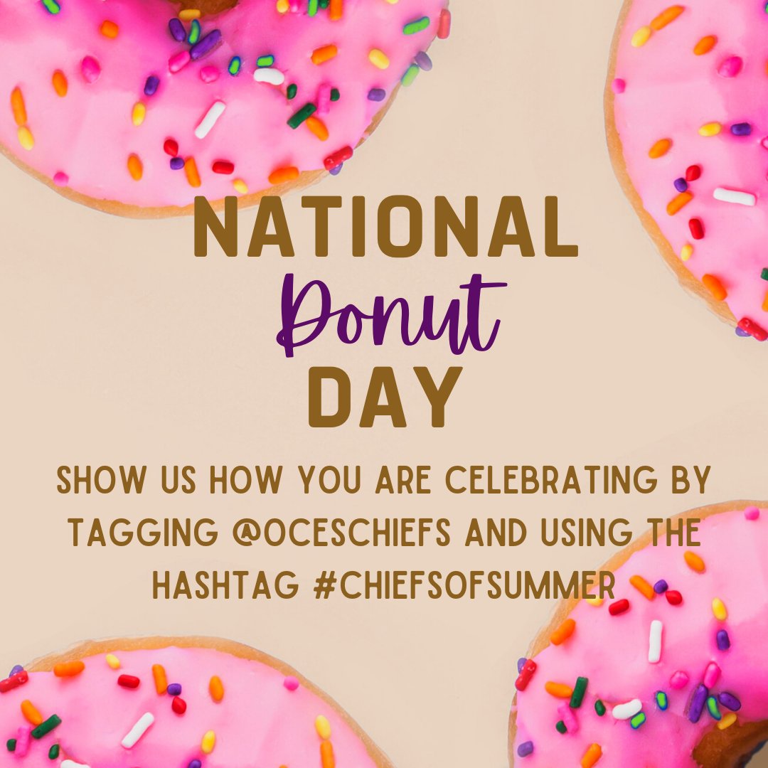 Show us how you are celebrating by tagging @OCESChiefs and using the hashtag #chiefsofsummer