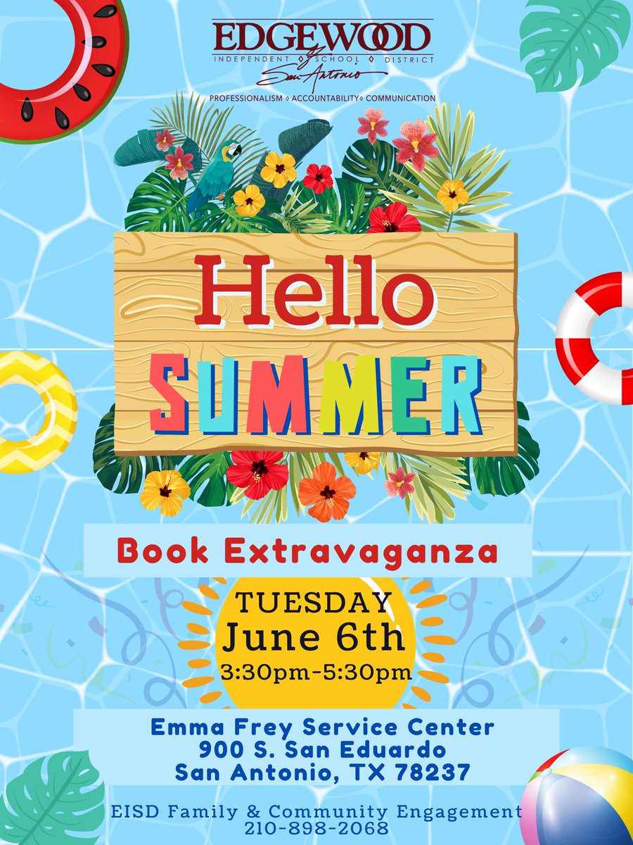 EISDFE's tweet image. EISD scholars! It's almost summer break and reading over the summer is important for your success. Stop by on Tues, June 6th to pick up a summer reading kit!  @OMoucoulis @EdelyOlvera @Bernice98599458 @Mrs_BHdz_EISD @mrslilic
