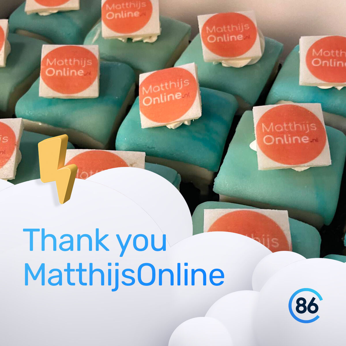 Providing amazing service is something that we consider self-evident. But when you get this extra appreciation after a website migration, that's a great surprise! A special thank you to @Giganthijs! You know that the love of our support staff goes through the stomach.