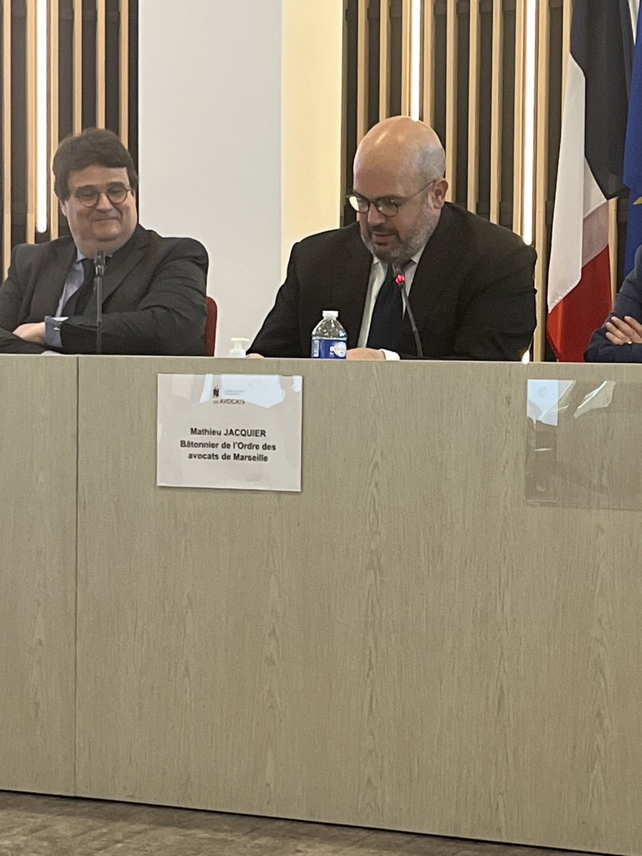 Remarquable intervention du bâtonnier de Marseille, Mathieu Jacquier, au « colloque Palais de justice » du CNB en faveur d’un palais de justice au coeur de La cité, proche des citoyens, des justiciables, proche aussi de tous acteurs de la Justice