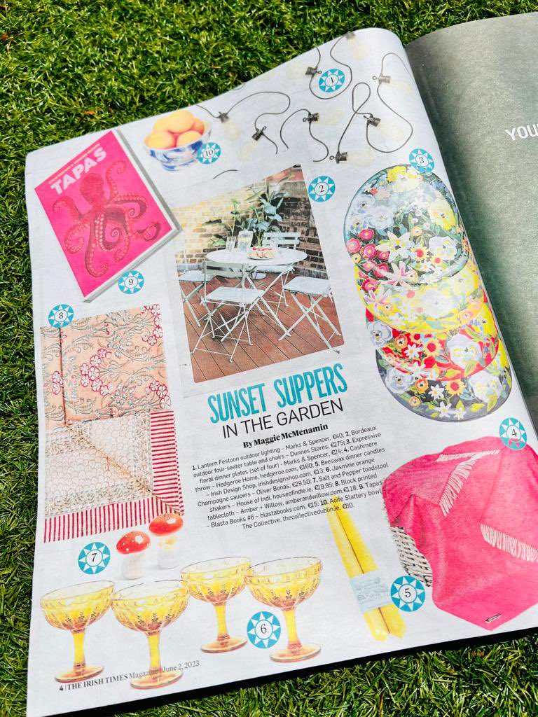hostandcompany's tweet photo. Our super talented Maggie McMenamin of the Many Hats tries on a new sunny one that fits just beautifully, styling al fresco looks in the lovely @IrishTimesFood Summer Food Magazine today with @IrishTimes - loving her work, always
😍✨☀️💅🏼
#buyapaper https://t.co/10dB9s7arL