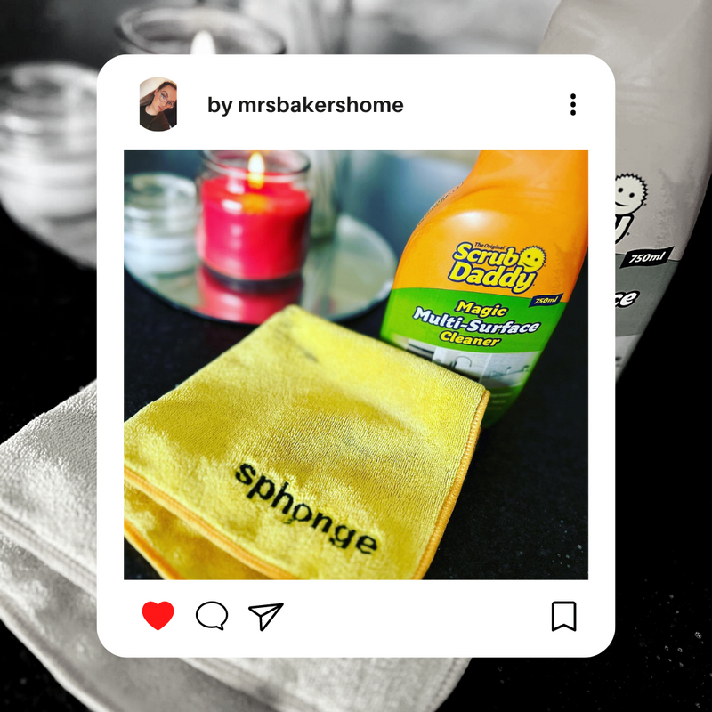 Great pic by @mrsbakershome! 🤗

Our cleaning cloth can really help during spring cleaning, right?🙌

#SPh2ONGE #CleaningSupplies #Cleaning #CleaningCloth #SpringCleaning