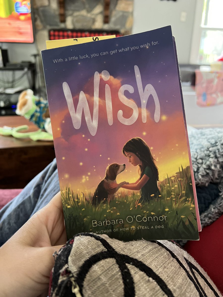 Pleasantly surprised by how much I’m enjoying this read. Maybe I need to find these more often.  💜

CR: Wish by Barbara O’Connor

#middlegradebooks #books #amreading