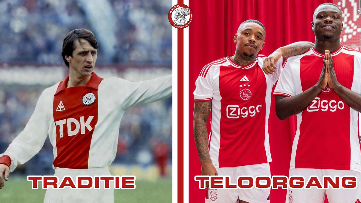 Kledingsponsor Adidas verminkt het Ajax-shirt. 

Lees het volledige bericht op onze website.

afcasc.nl/kledingsponsor… #afcasc #ajax