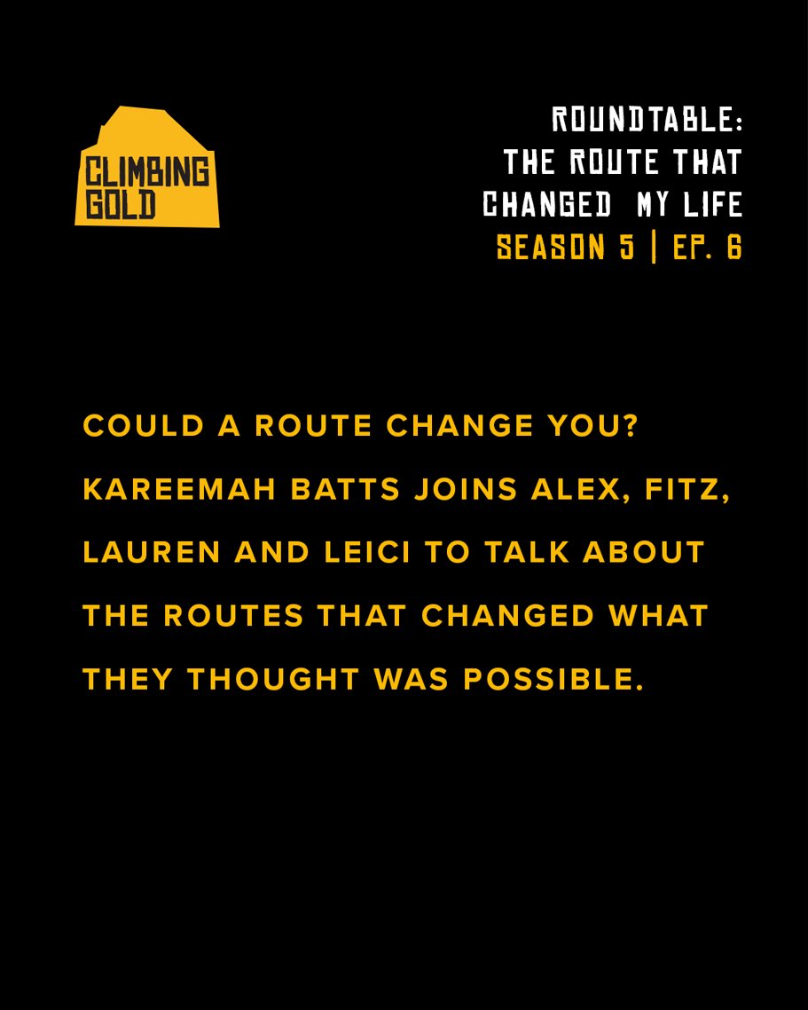 AlexHonnold's tweet image. New Climbing Gold episode is live! Listen to Season 5 episode 6… open.spotify.com/episode/245vIx…