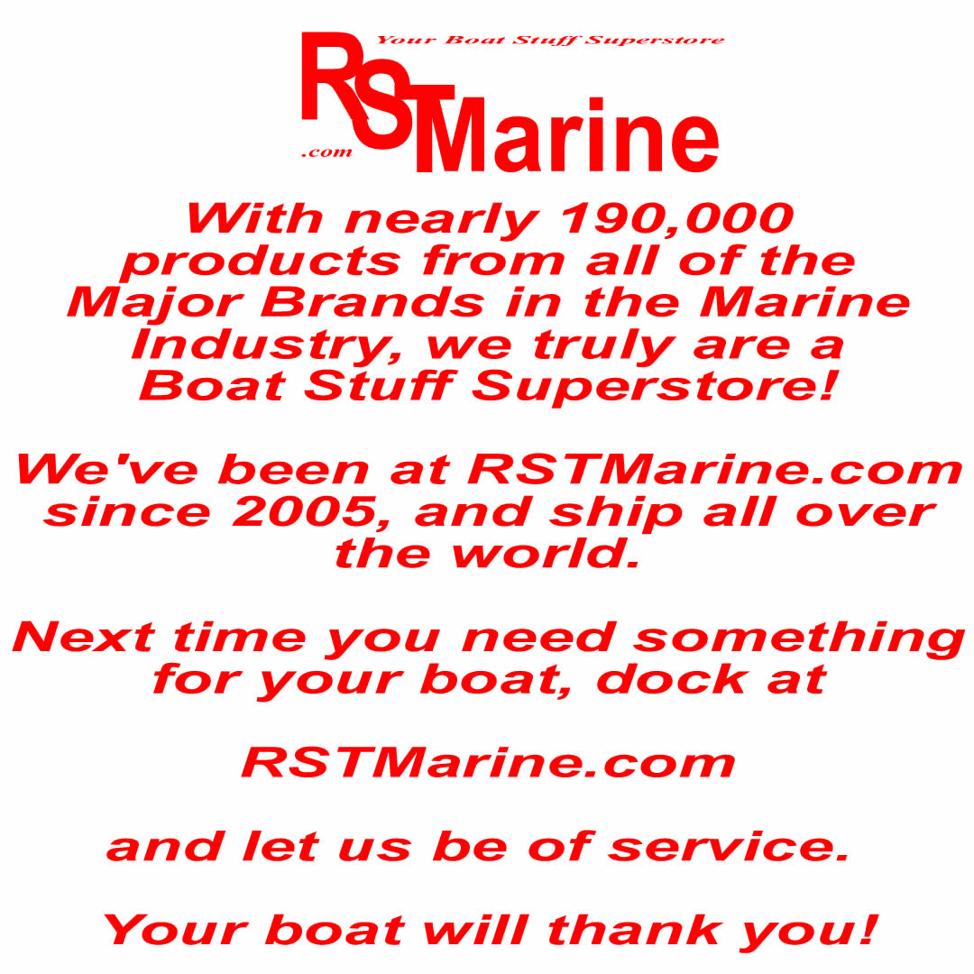 Your BOAT Needs What We Have - RSTMarine - boatstuffsuperstore.com #boat #boats #boatlife #boating #boatlife #boatinglife #boatrepair #boatinglifestyle #powerboats #sailboats #boatelectronics #boatradar #boatequipment #boatparts #marineequipment #marineparts