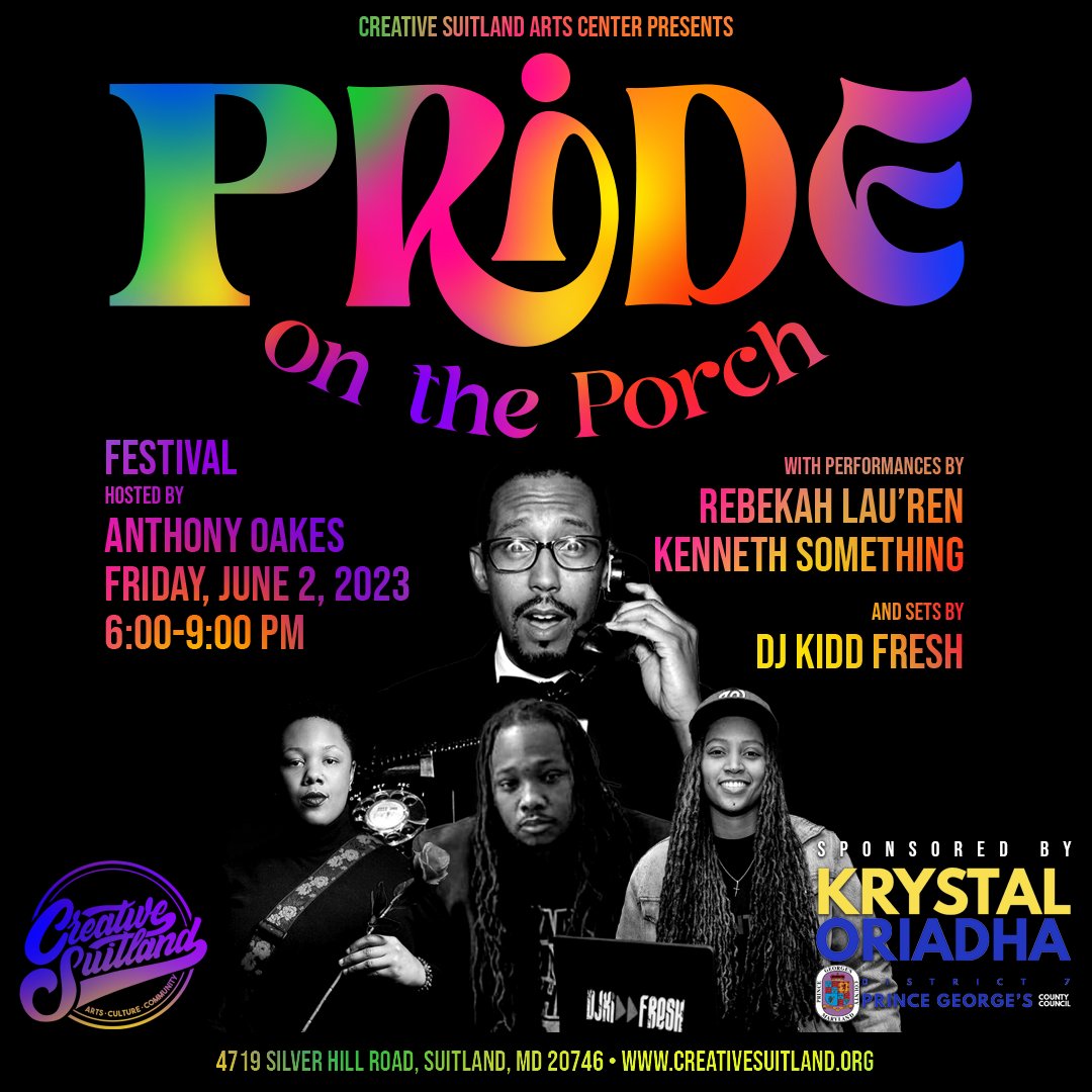 Happy Friday and Happy #PrideMonth! Catch me tonight at Pride on the Porch, hosted by @CreativeSuitAC! 🏳️‍🌈🏳️‍⚧️🤍